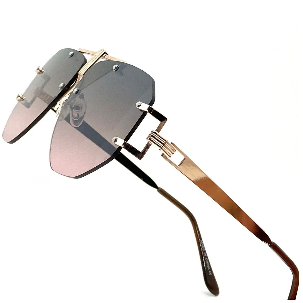 SUNGLASSES WOMEN CELEBRITY STYLE SHIELD FANCY FLAT TOP RETRO MODERN LENTES GAFAS